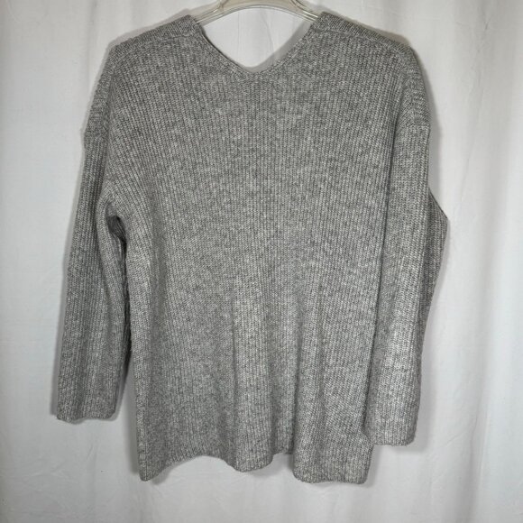 Express Light Gray Soft Sweater Size Large Loose Cozy. Heather - Picture 5 of 11